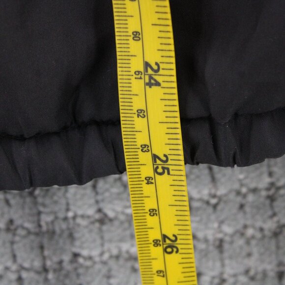 Element Skateboards Puffer Quilted Jacket Womens Medium M Black Full Zip Hooded - Picture 9 of 9